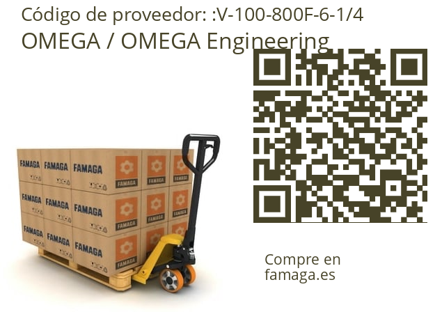   OMEGA / OMEGA Engineering V-100-800F-6-1/4