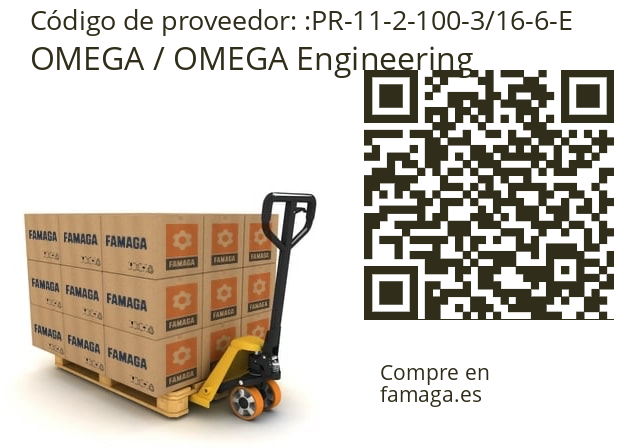   OMEGA / OMEGA Engineering PR-11-2-100-3/16-6-E