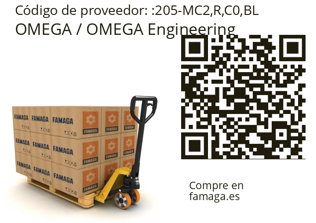   OMEGA / OMEGA Engineering 205-MC2,R,C0,BL