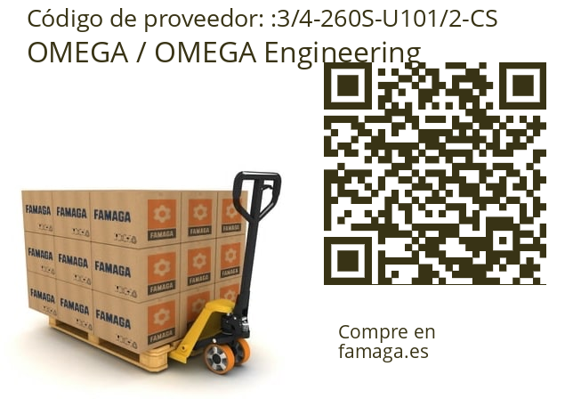   OMEGA / OMEGA Engineering 3/4-260S-U101/2-CS