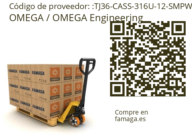   OMEGA / OMEGA Engineering TJ36-CASS-316U-12-SMPW-M