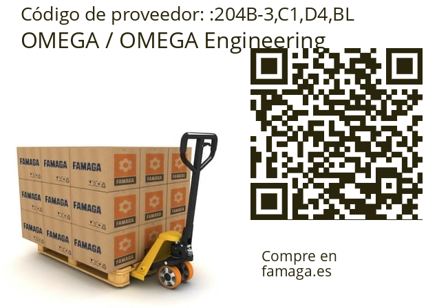   OMEGA / OMEGA Engineering 204B-3,C1,D4,BL
