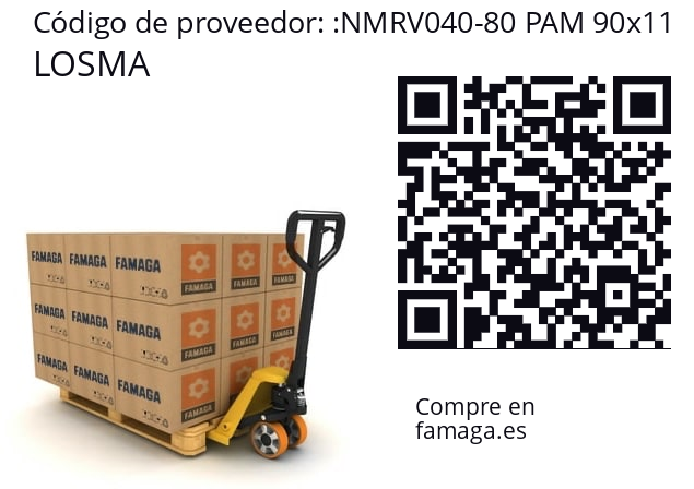   LOSMA NMRV040-80 PAM 90x11