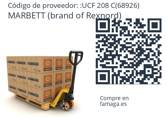   MARBETT (brand of Rexnord) UCF 208 C(68926)