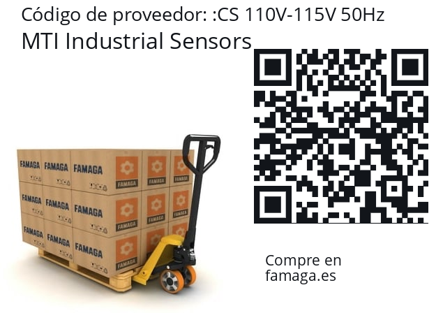   MTI Industrial Sensors CS 110V-115V 50Hz
