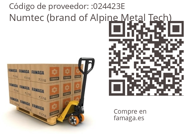   Numtec (brand of Alpine Metal Tech) 024423E