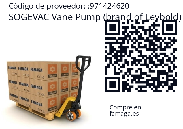   SOGEVAC Vane Pump (brand of Leybold) 971424620