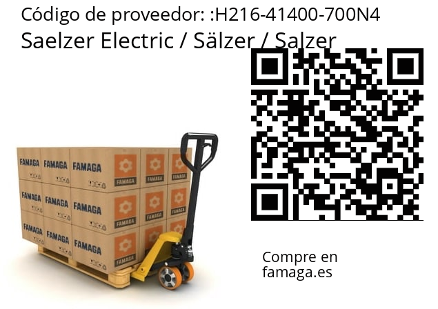   Saelzer Electric / Sälzer / Salzer H216-41400-700N4