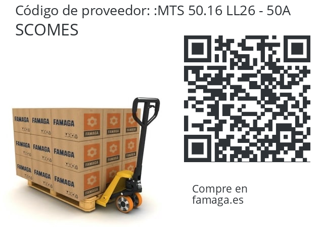   SCOMES MTS 50.16 LL26 - 50A