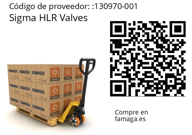   Sigma HLR Valves 130970-001