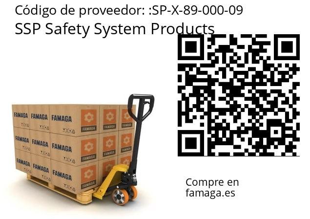   SSP Safety System Products SP-X-89-000-09