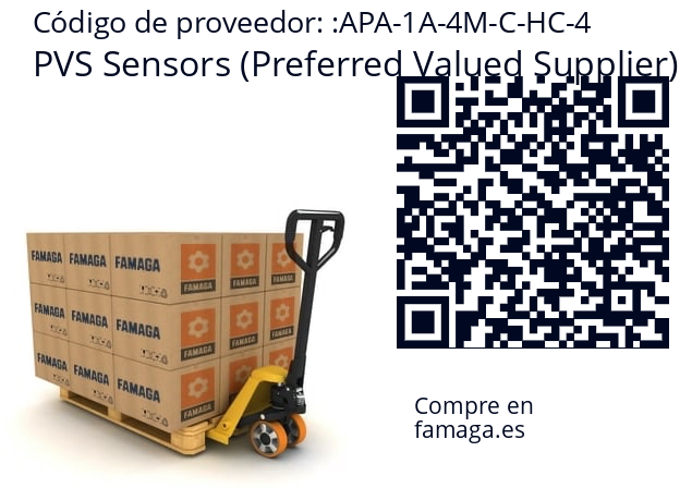   PVS Sensors (Preferred Valued Supplier) APA-1A-4M-C-HC-4