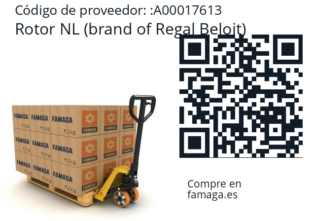   Rotor NL (brand of Regal Beloit) A00017613