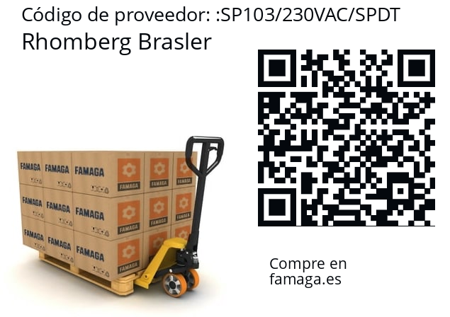   Rhomberg Brasler SP103/230VAC/SPDT