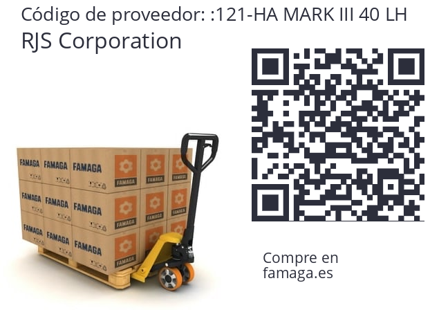   RJS Corporation 121-HA MARK III 40 LH