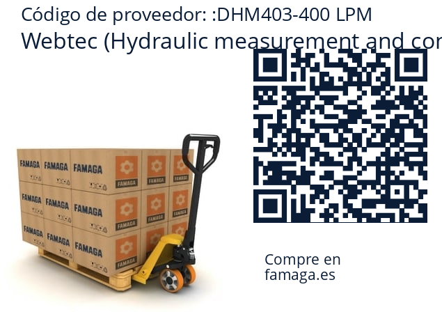   Webtec (Hydraulic measurement and control) DHM403-400 LPM