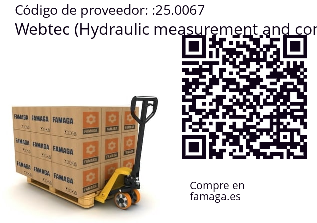   Webtec (Hydraulic measurement and control) 25.0067