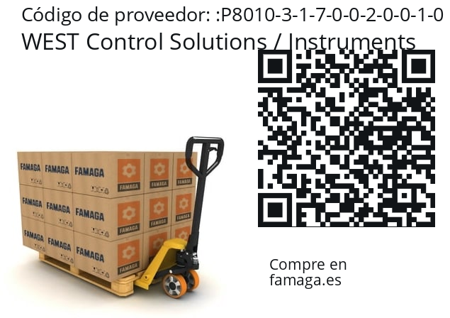   WEST Control Solutions / Instruments P8010-3-1-7-0-0-2-0-0-1-0