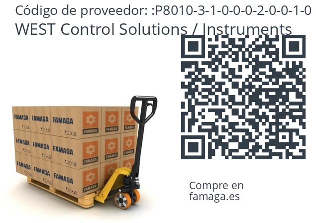   WEST Control Solutions / Instruments P8010-3-1-0-0-0-2-0-0-1-0