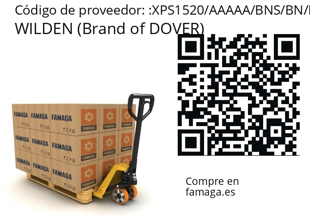   WILDEN (Brand of DOVER) XPS1520/AAAAA/BNS/BN/BN