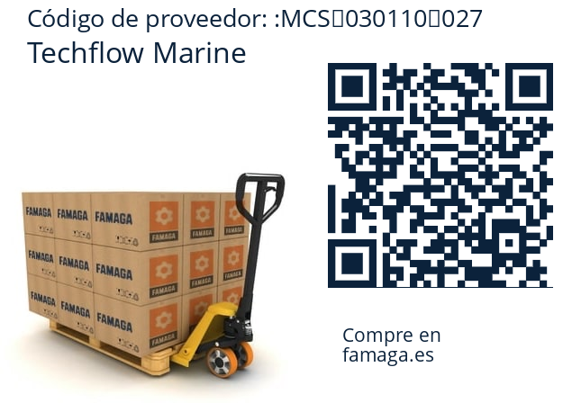   Techflow Marine MCS‐030110‐027