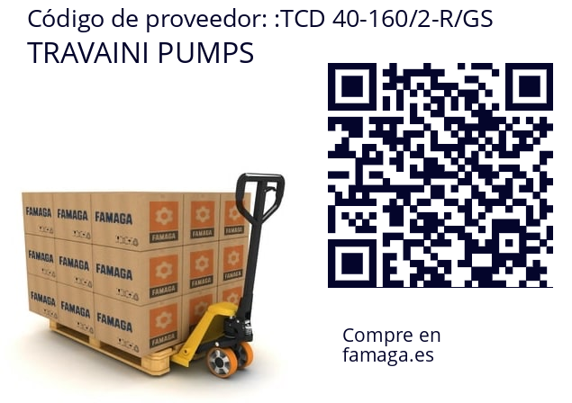   TRAVAINI PUMPS TCD 40-160/2-R/GS