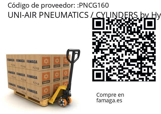  PNCG 160 1800 DDA UNI-AIR PNEUMATICS / CYLINDERS by Hypex PNCG160