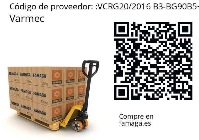   Varmec VCRG20/2016 B3-BG90B5+MS090L4-B5 230/400V